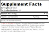 Alcar/acétyl L-carnitine 750 mg - 100 comprimés