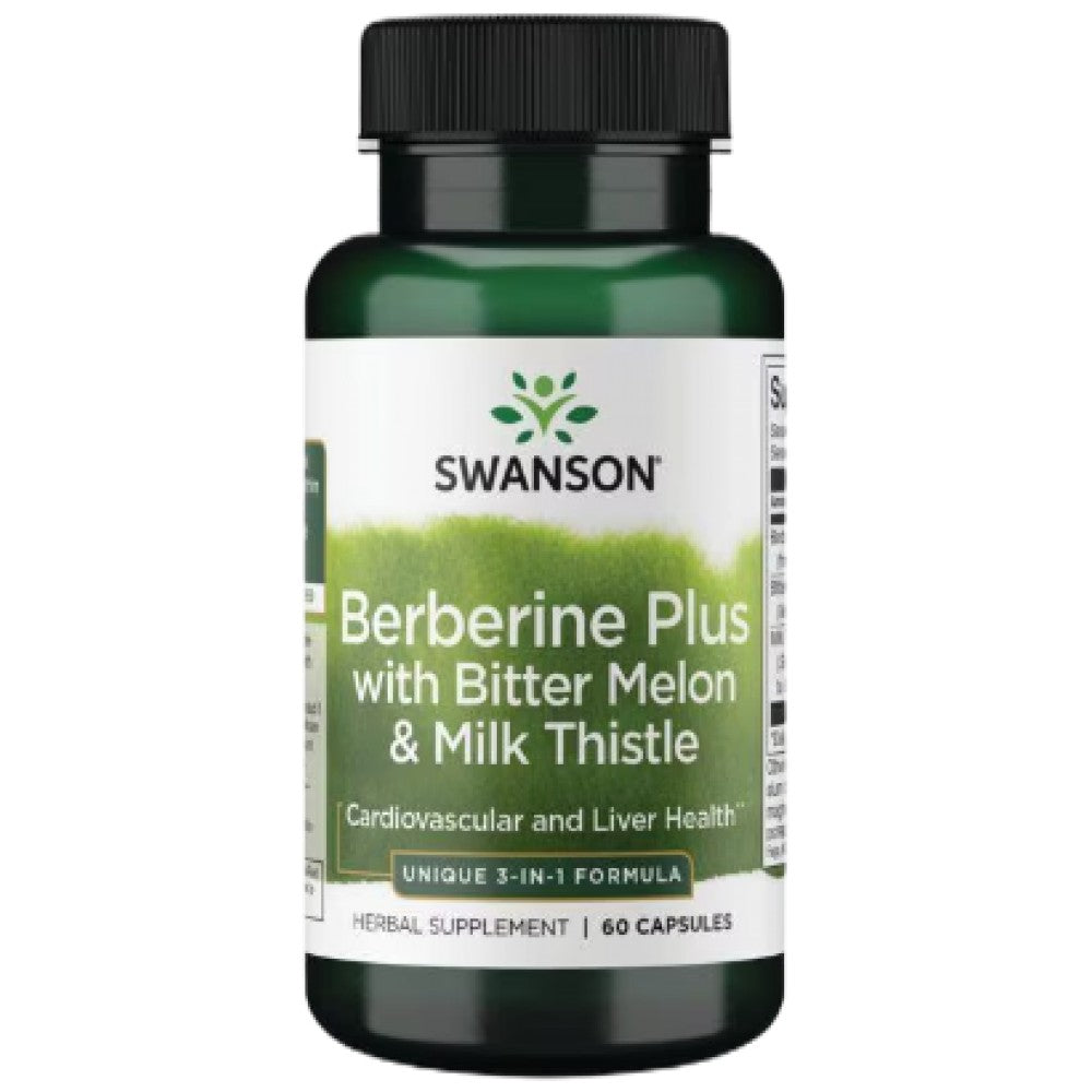 Berberine Plus | avec du melon amer et du lait chardon 60 capsules