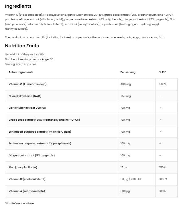 Aid immunitaire 90 capsules