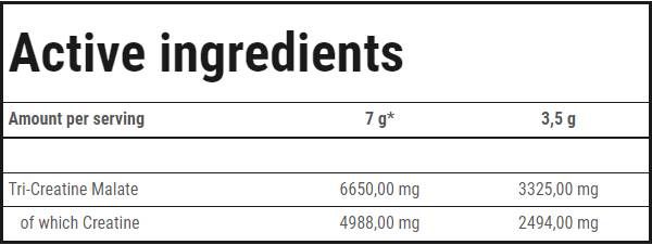 Poudre CM3 | Tri-créatine malate - 500 grammes