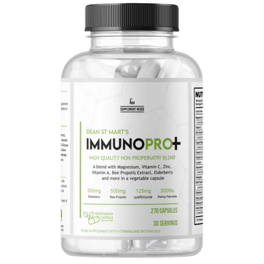 Immunopro + | avec Astragalus et Elderberry 270 Capsules