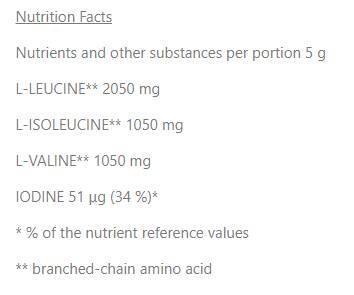 BCAA Nano | avec un mélange électrolyte - 12 grammes