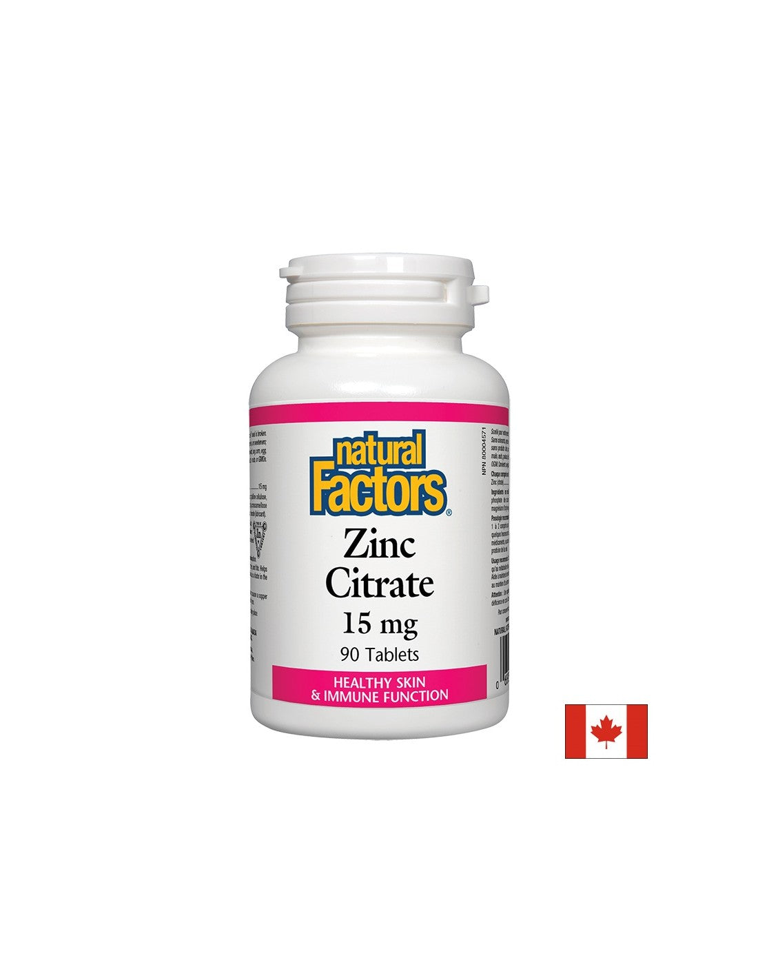 Citrate de zinc 15 mg - 90 comprimés