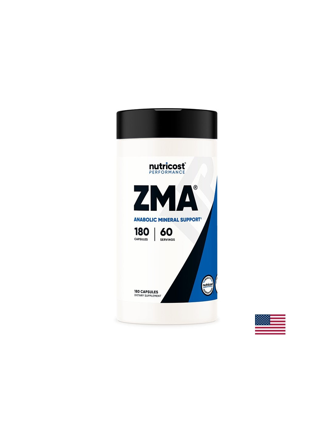Zinc, magnésium et vitamine B6 - ZMA, 180 gélules <tc>Nutricost</tc>