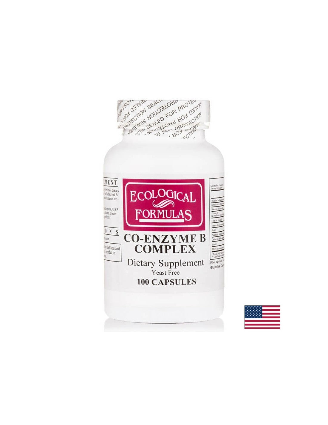 Coenzyme B-complexe - Énergie cellulaire et métabolisme - Vitamines B super bioactives, 100 capsules