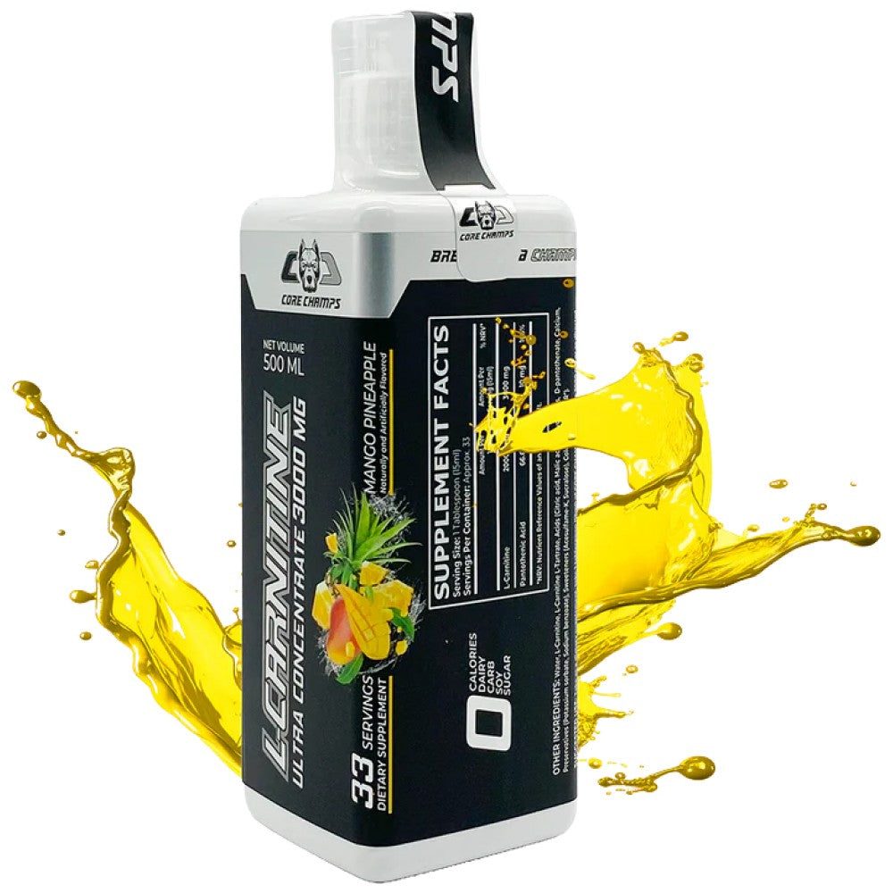 Liquide en L-carnitine 3000 mg - 500 ml