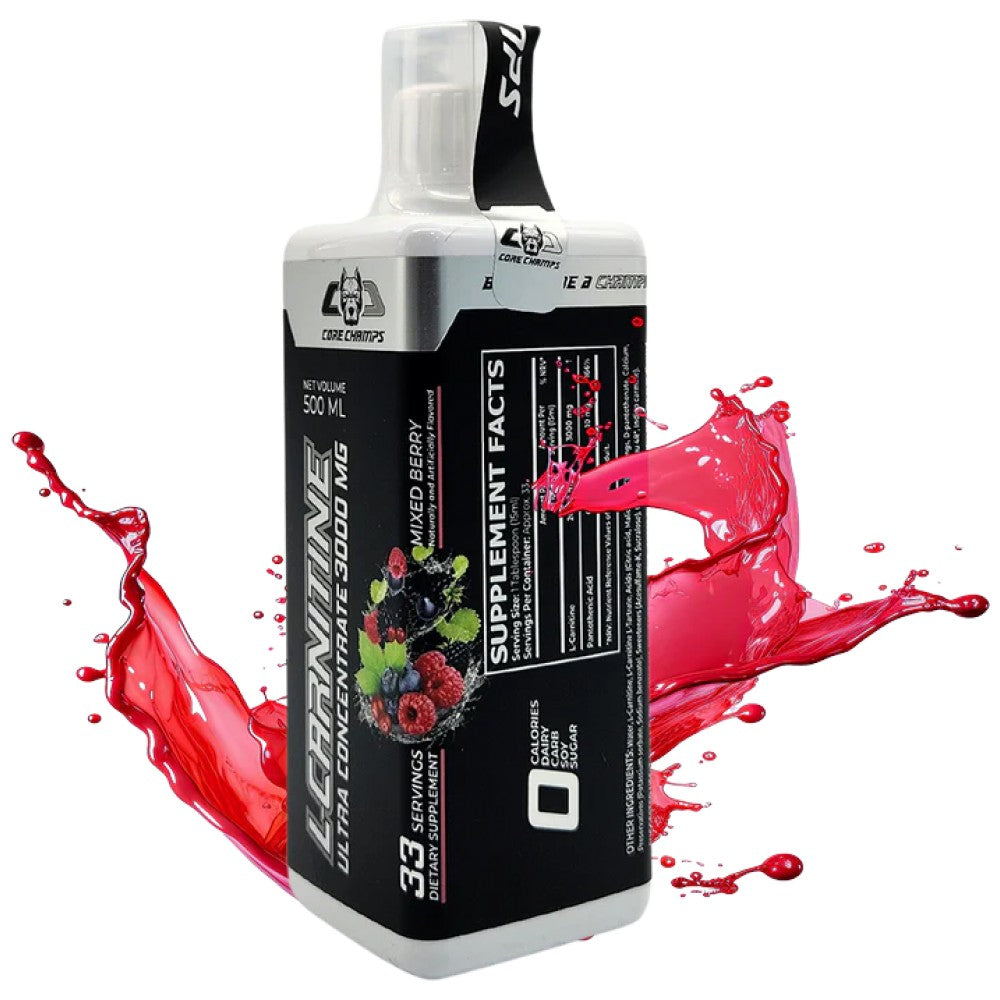 Liquide en L-carnitine 3000 mg - 500 ml