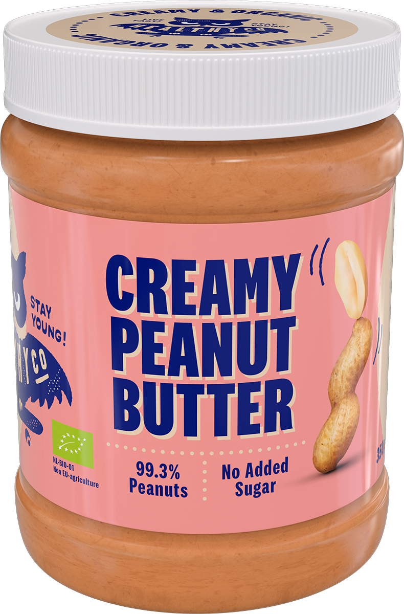 Eco Butter d'arachide Creamy 350g. (100% bio)