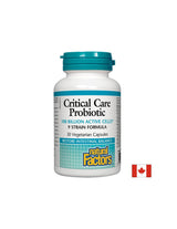 Probiotique de soins intensifs 100 milliards de cellules actives, 9 Formule de souche - 30 capsules
