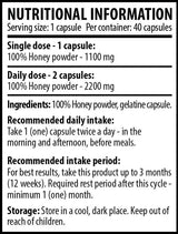 Capsules de soins du miel 40
