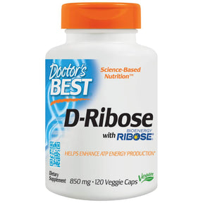 D-Ribose 850 mg - 120 capsules - Nutra Best Europe