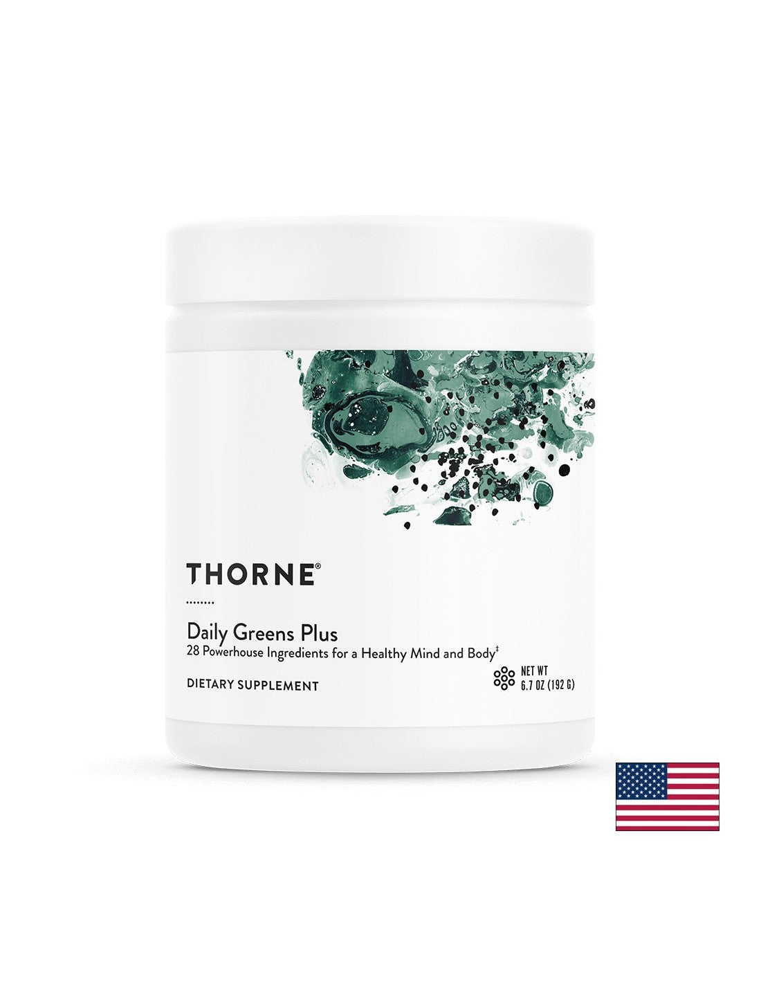 Daily Green Plus - 8 ingrédients pour l'endurance physique et mentale, 192 g de poudre
