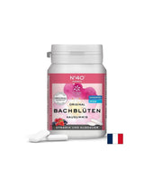 Mâcher de la gomme avec des essences de fleurs du Dr Bach n ° 40 - énergie, 40 morceaux avec une saveur de fruits forestiers