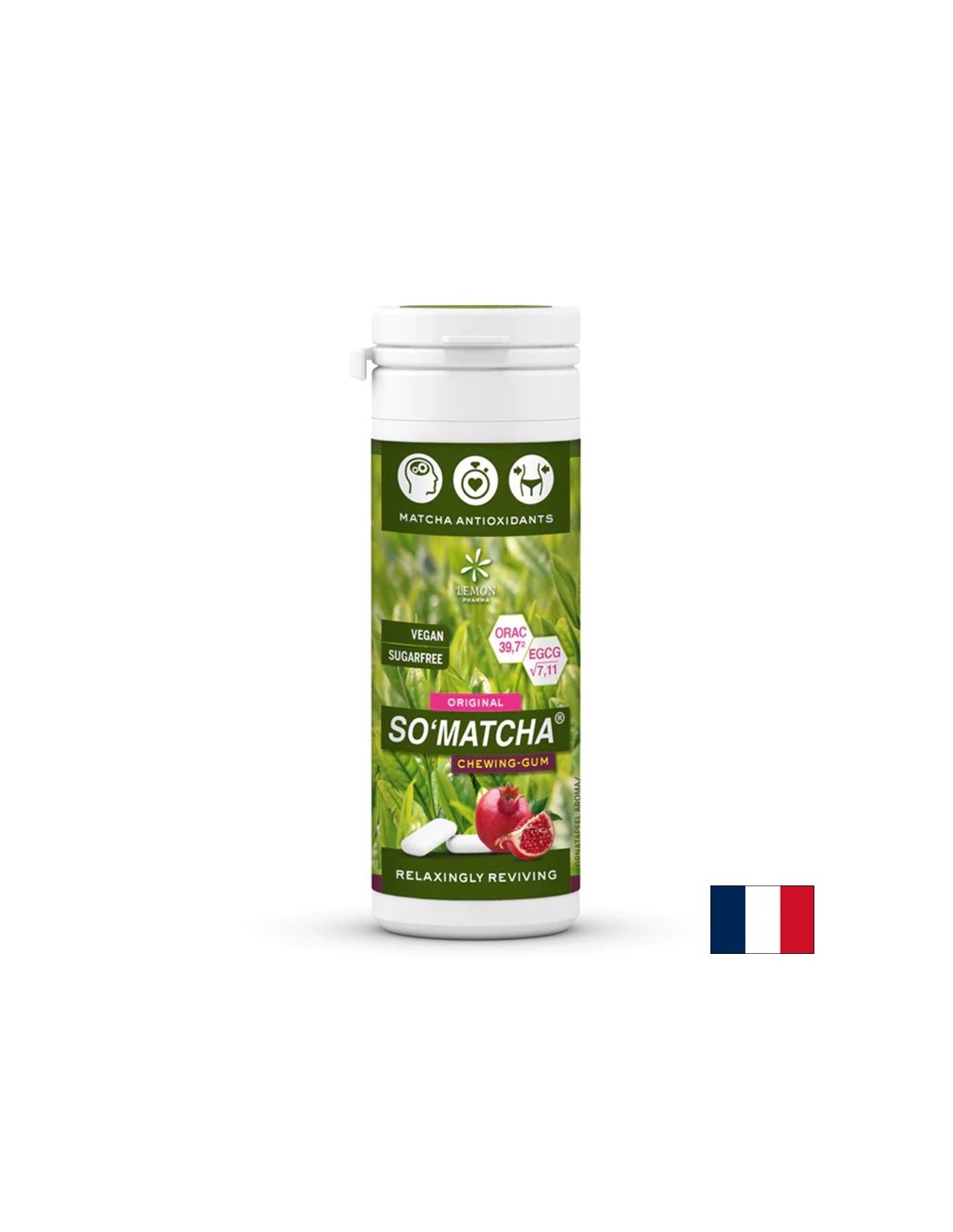 Chewing Gum avec Matcha - So Matcha®, 30 g