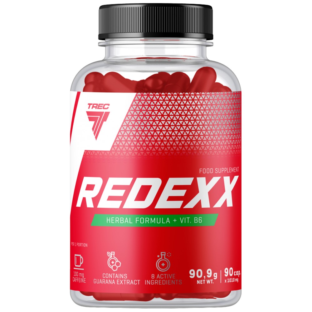 Redexx | Formule thermogénique à base de plantes - 90 capsules