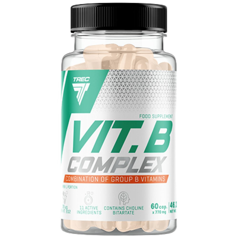 Vit. B-complexe | Achèvement du groupe Vitamine B - 60 capsules