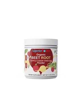 Detox - Organic beetroot + Apple cider vinegar, 210 g powder - Nutra Best Europe