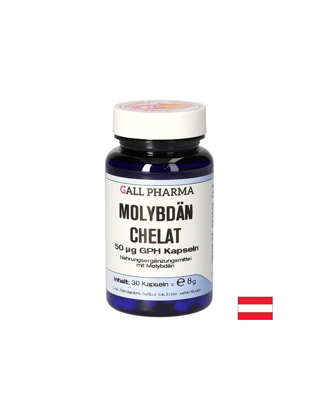 Détoxification - molybdène (chélate), 30 capsules