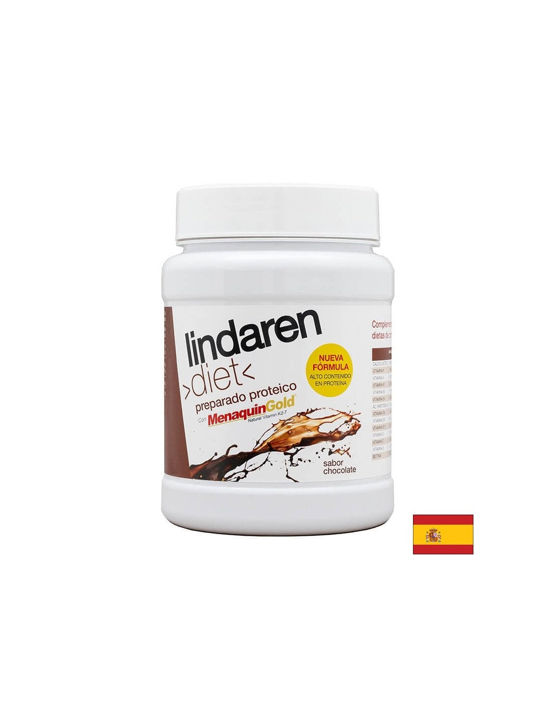 Pour les régimes épuisants de perte de poids - Lindaren - Formule alimentaire avec protéines, vitamines et calcium - poudre, 225 g avec saveur de chocolat