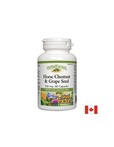 Graines de châtaigne et de raisin 350 mg - 60 capsules