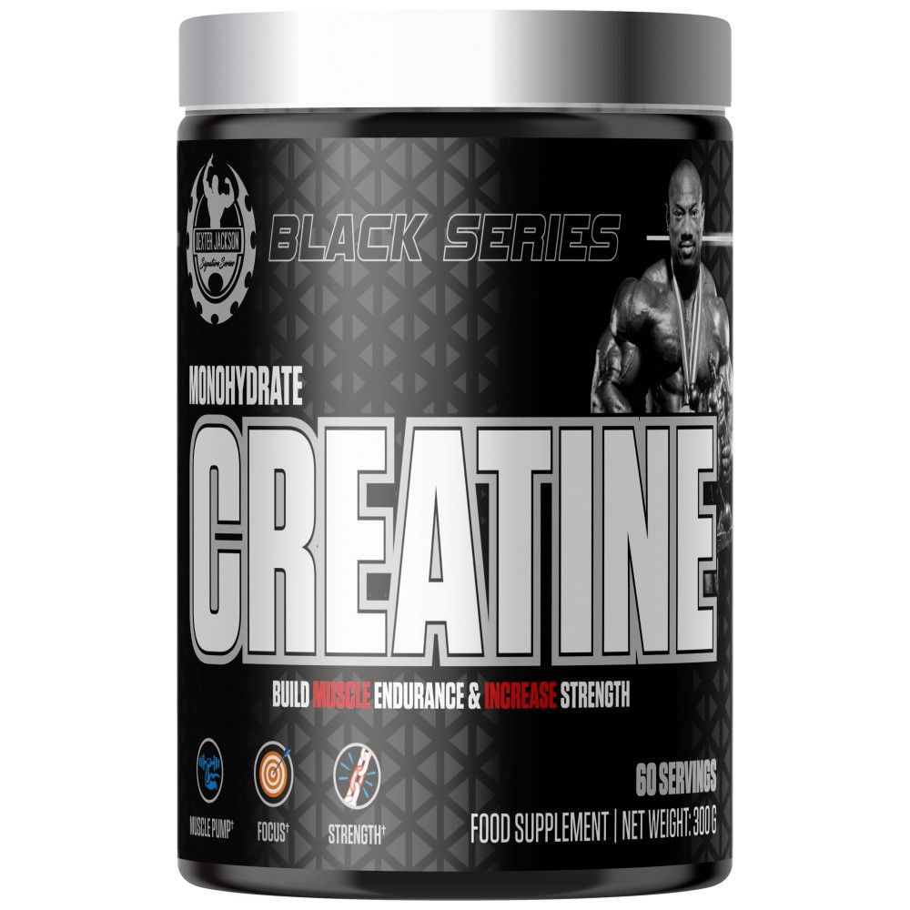 Série noire | Monohydrate de créatine avec de la vitamine B6 - 300 grammes