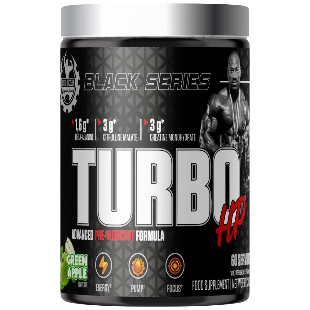 Série noire | Turbo HP Advanced Pre-Workout Formula - 300 grammes