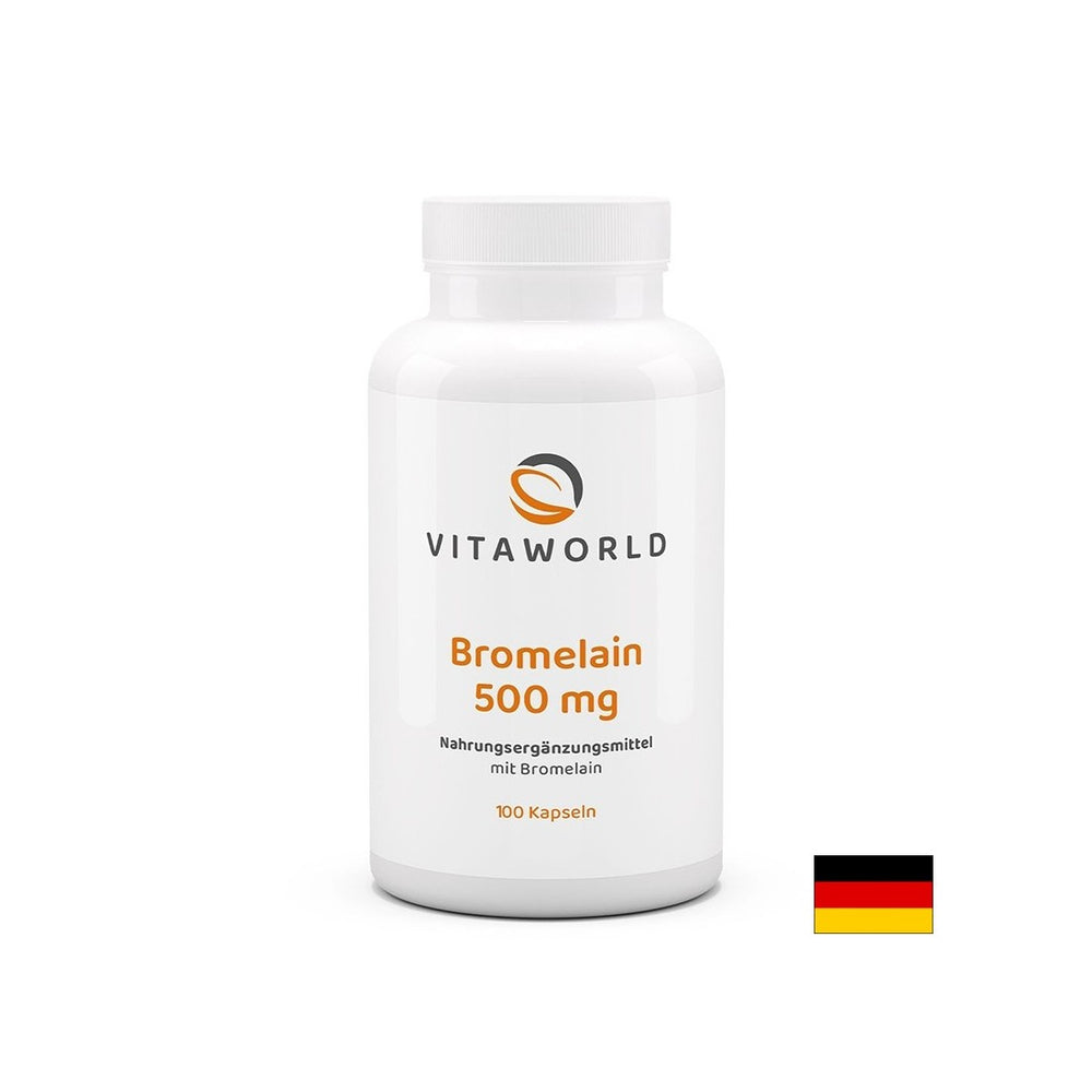 Bonne digestion - bromélaïne (de l'ananas), 500 mg x 100 capsules