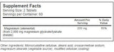 Meilleure absorption élevée à 100% de magnésium chélé - 120 comprimés