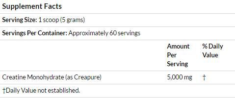 Meilleure créatine Creapure® - 300 grammes