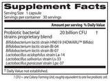 Probiotique digestif 20 milliards - 30 capsules