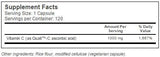 Meilleure vitamine C + Quali ™ C 1000 mg - 120 capsules