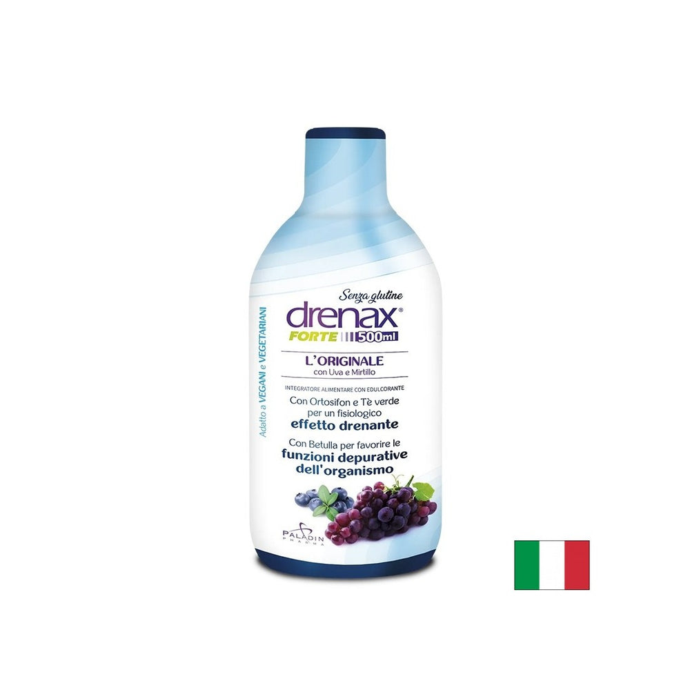 Formule diurétique avec graines de raisin et myrtille - Drenax - Drenax® Forte, 500 ml, 16 doses