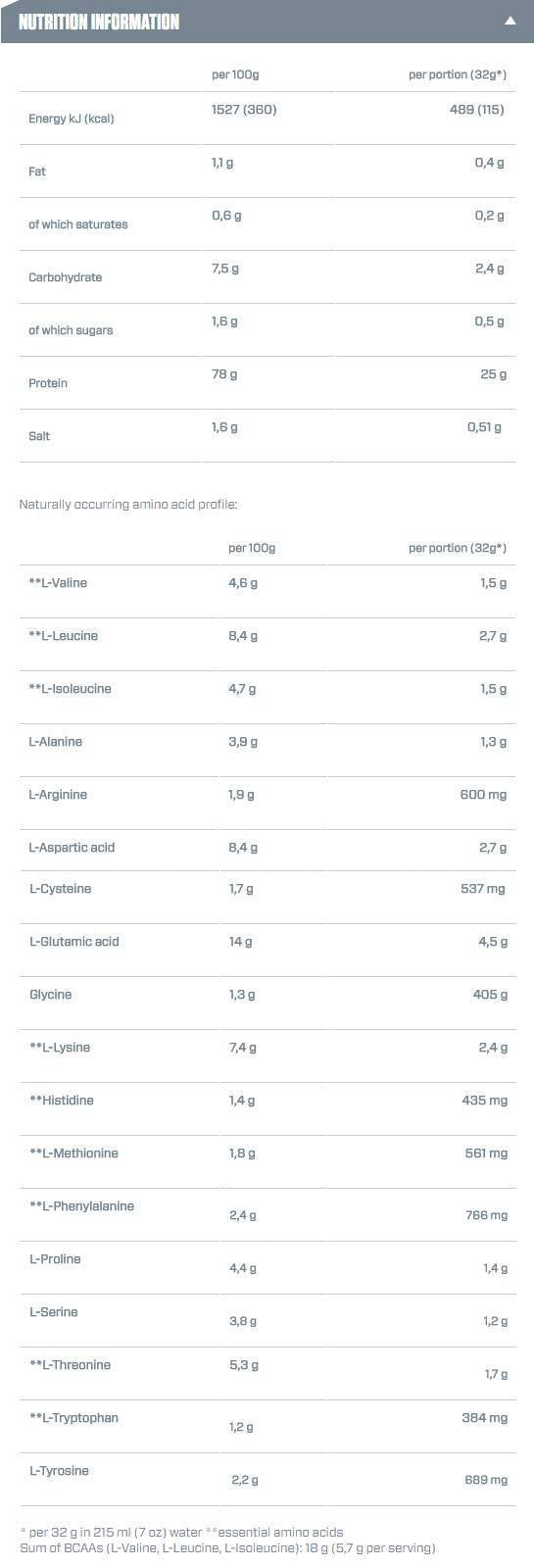 ISO 100 hydrolysé - 932 grammes