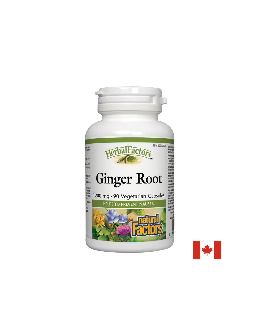 Racine de gingembre 1200 mg - 90 capsules