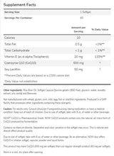COQ10 600mg | Résistance maximale - 60 capsules de gel