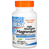 Absorption élevée 100% chélé de glycinate de magnésium 105 mg - 120 capsules