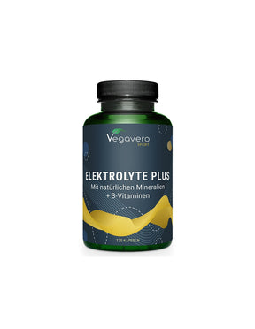 Electrolytes + Natural minerals and B vitamins, 120 Vegavero capsules - Nutra Best Europe