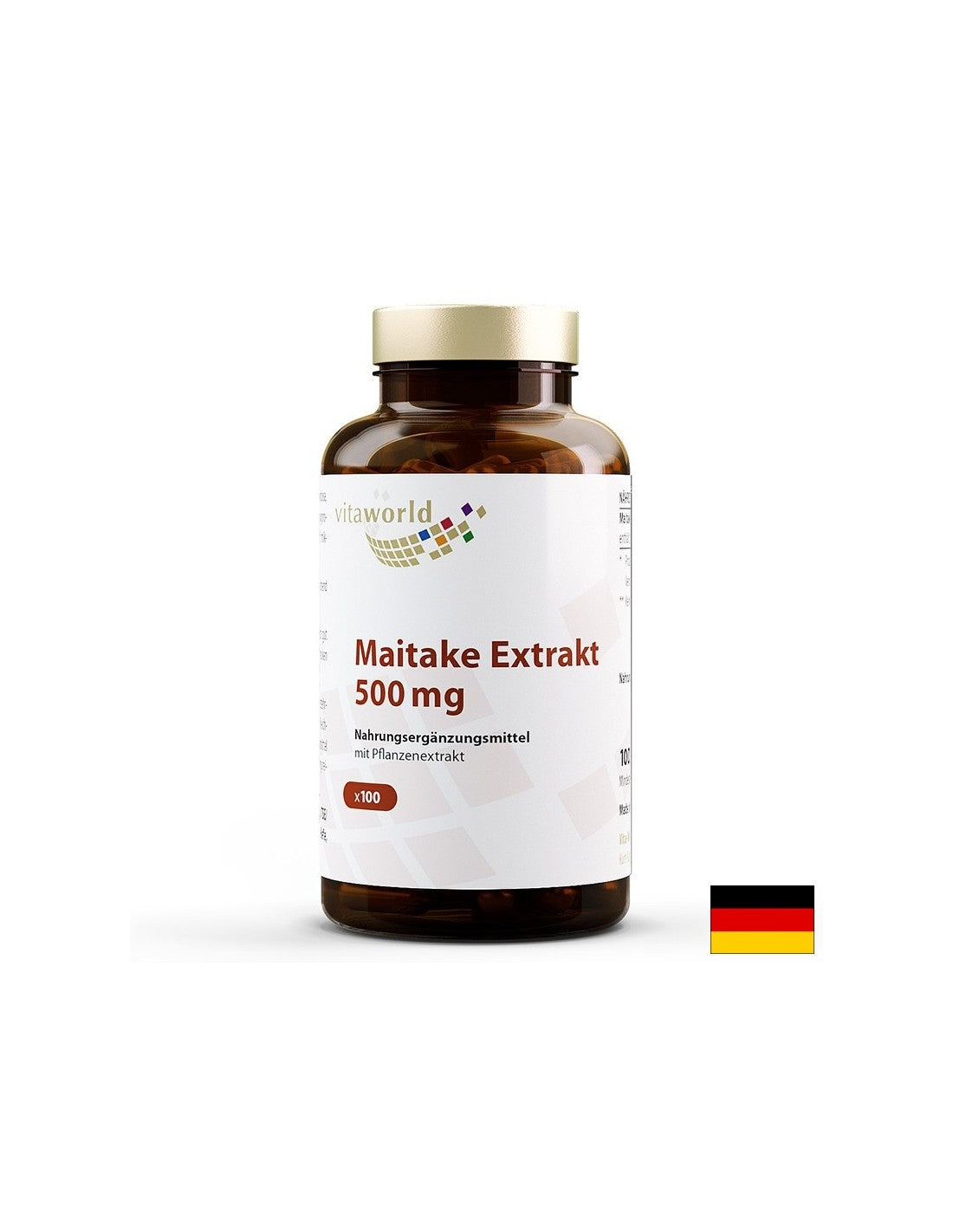Énergie et immunité - Extrait de Maitake, 500 mg x 100 capsules