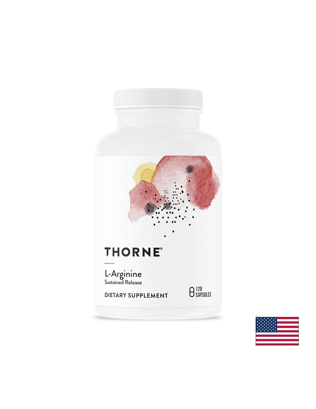 Énergie et masse musculaire - L-Arginine, 2 g x 120 <tc>Thorne</tc> Capsules à libération prolongée