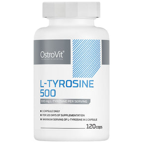 L-Tyrosine 500 mg 120 capsules - Nutra Best Europe