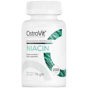 Niacin / Vitamin B3 200 Tablets - Nutra Best Europe