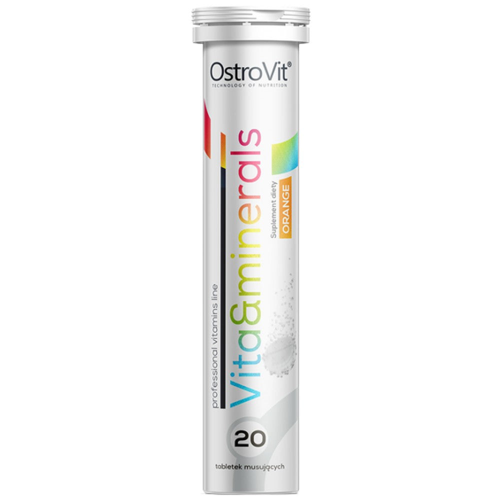 VitaandMinerals | Vitamines et minéraux effervescents 20 comprimés solubles