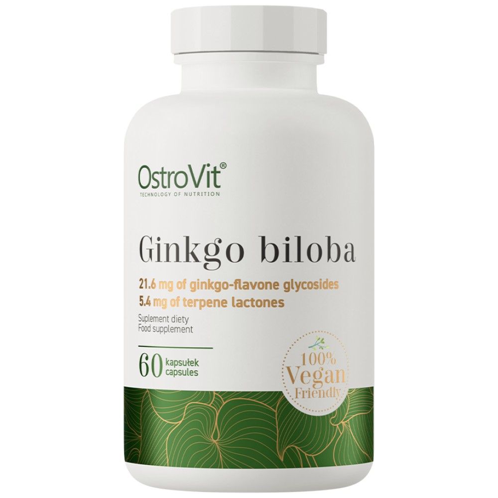 Ginkgo biloba 90 mg/vege - 60 capsules