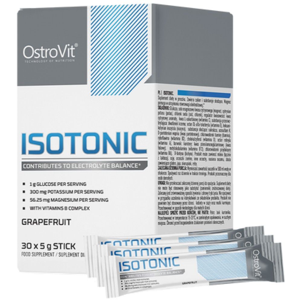 Isotonique | Sachets de mélange électrolyte - 30 x 5 grammes
