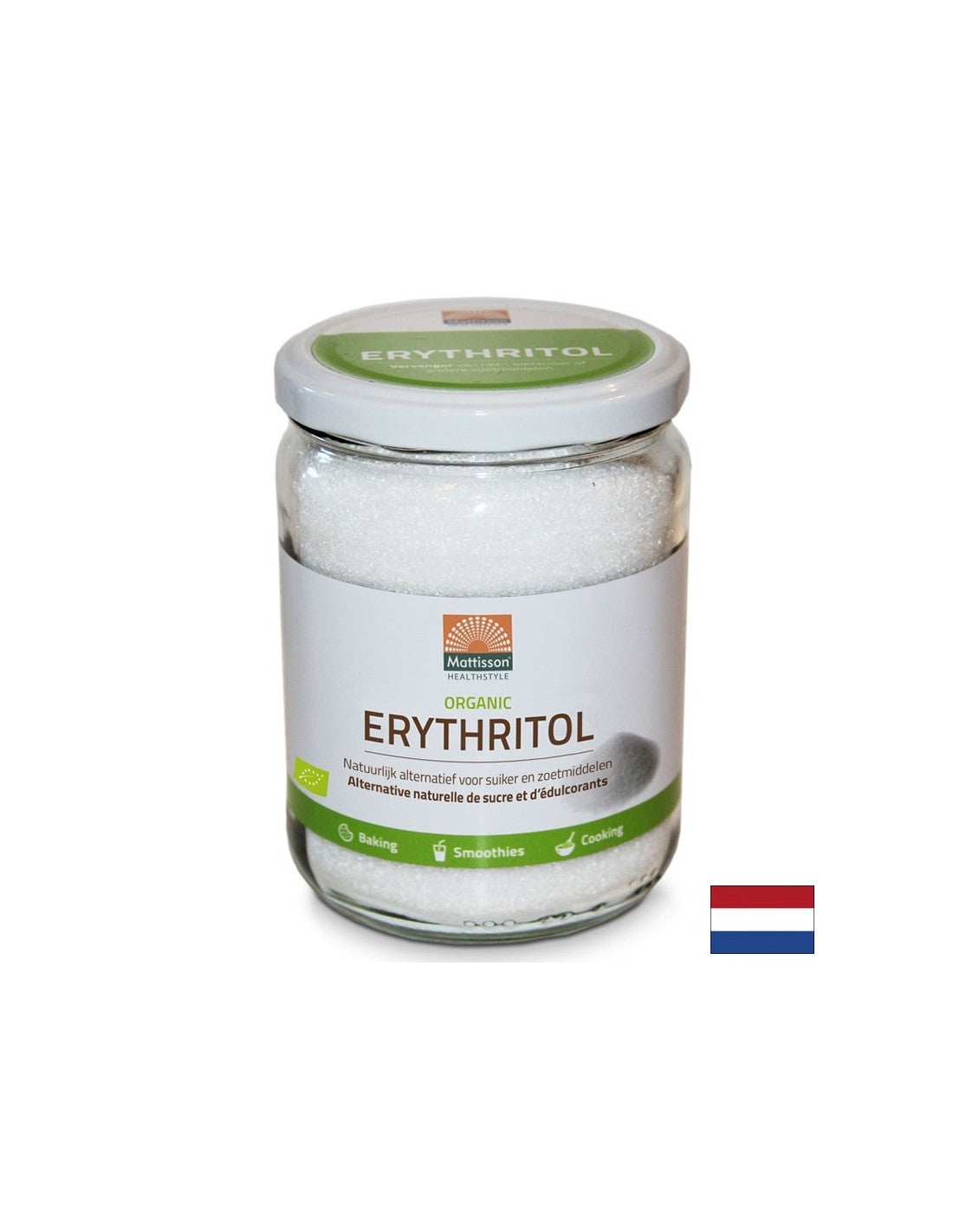 Érythritol (bio), 400 g <tc>Mattisson Healthstyle</tc>