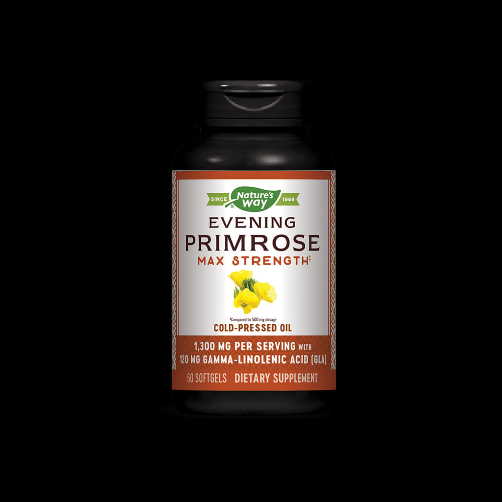 Huile de primrose du soir 1300 mg - 60 capsules de gel