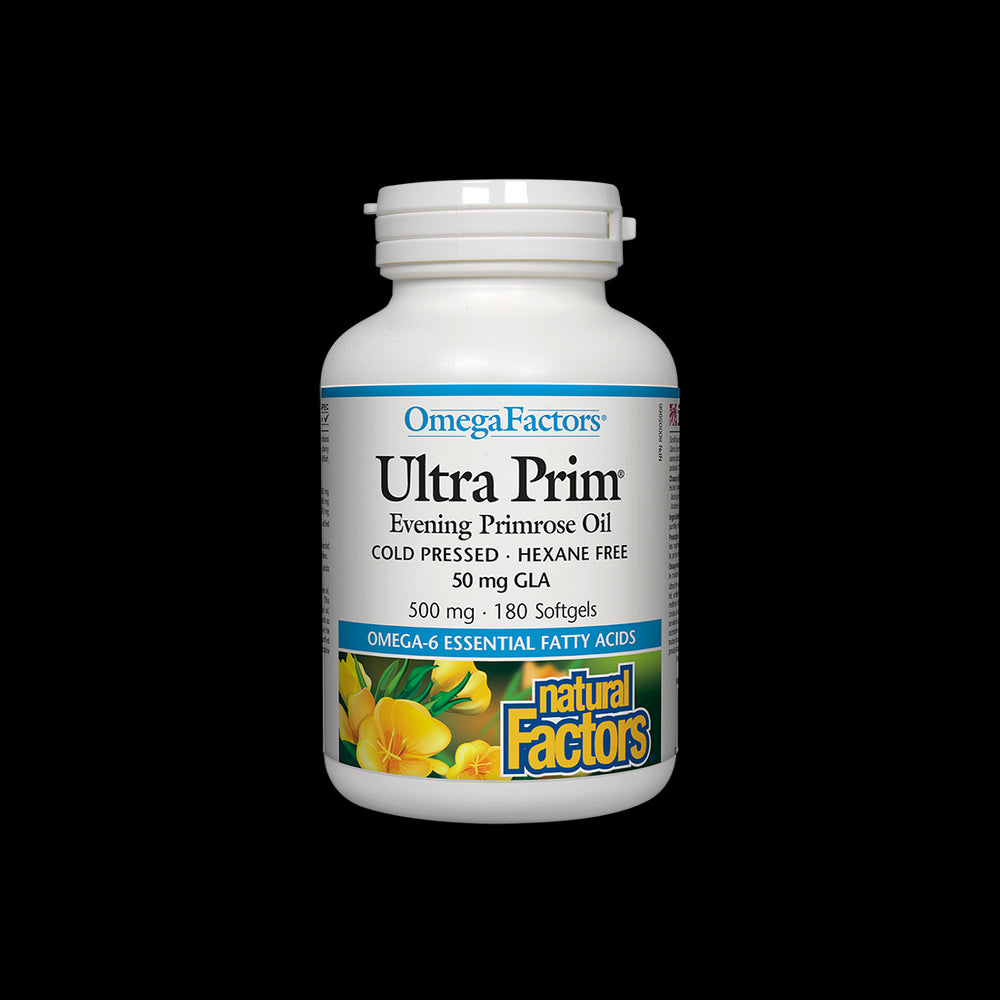 Ultra Prim Evening Primrose Huile 500 mg - 180 capsules de gel