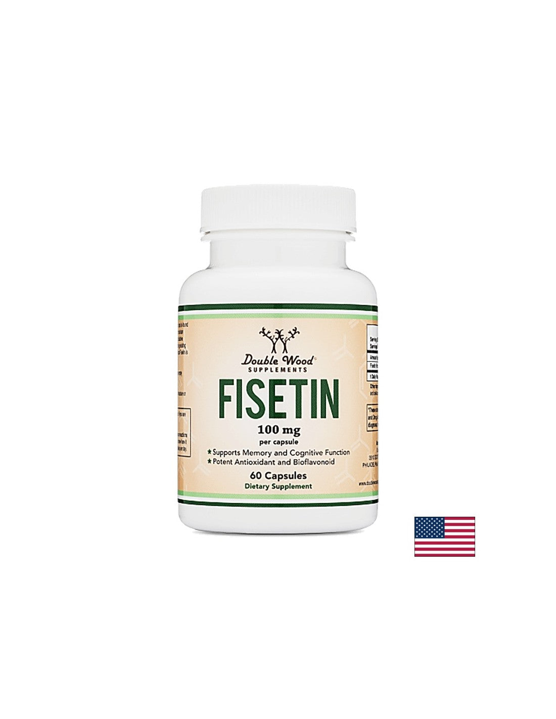 Fisétine, 100 mg, 60 gélules <tc>Double Wood</tc>