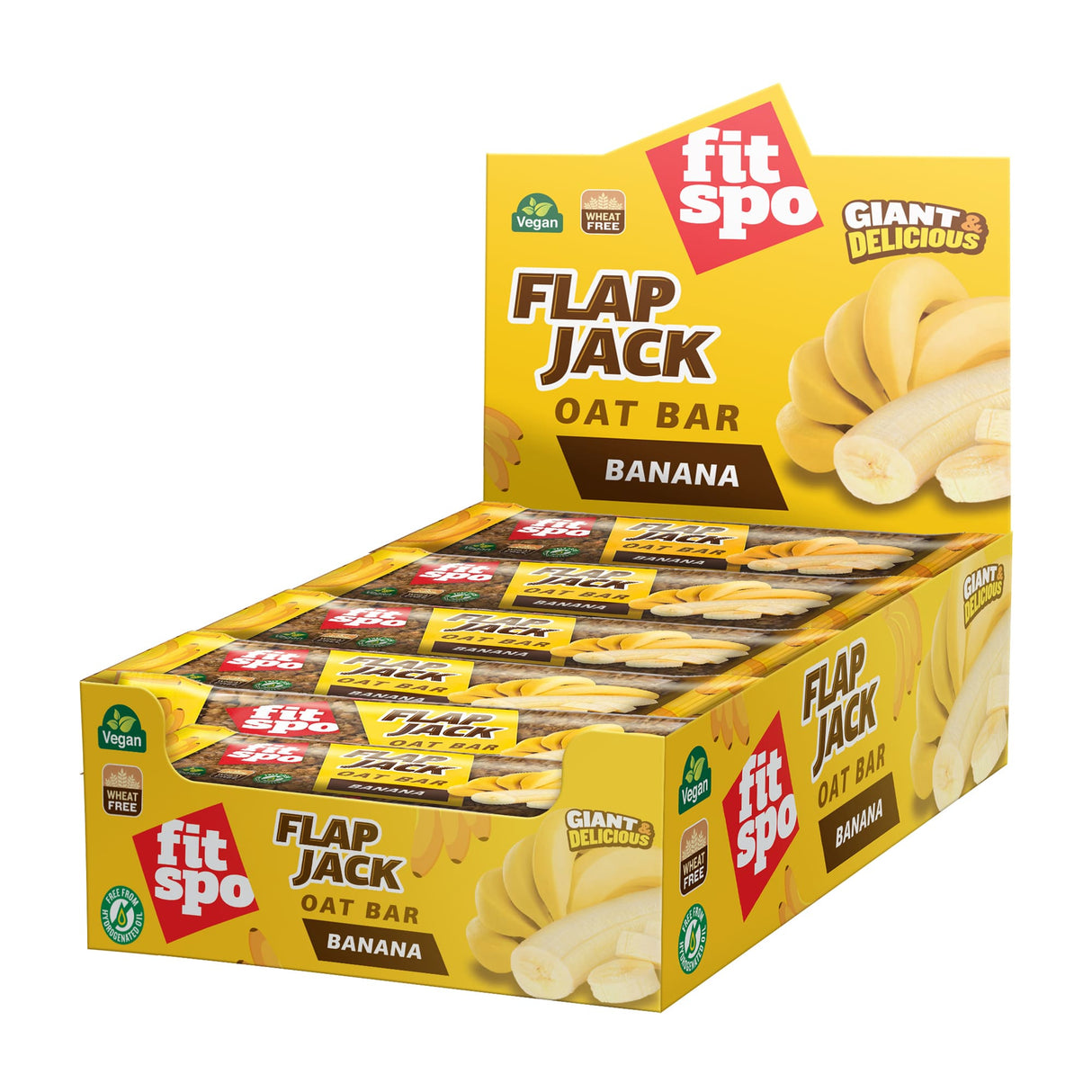 Jack rabat - Banane de barre d'avoine énergétique - 12 x 80 grammes