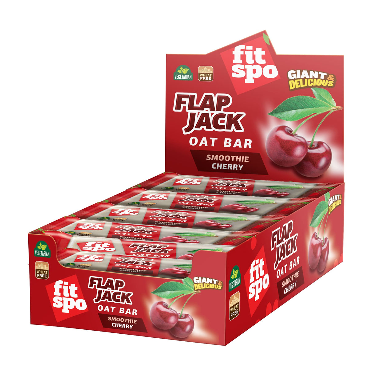 Couche à volet - Cherry à avoine d'énergie - 12 x 90 grammes